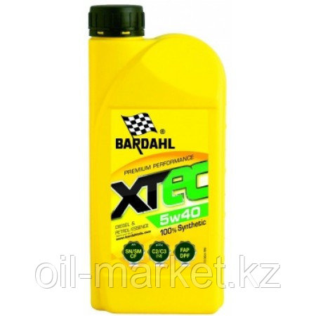 Моторное масло BARDAHL XTEC 5W-40 1 л