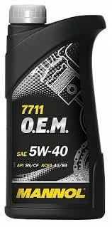 Моторное масло MANNOL O.E.M. for Daewoo GM 5w40 1 литр