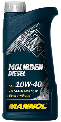 Моторное масло MANNOL Molibden  Diesel 10w40 1 литр 