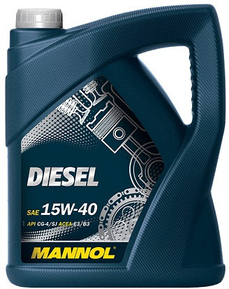 Моторное масло MANNOL Diesel 15w40 5 литров