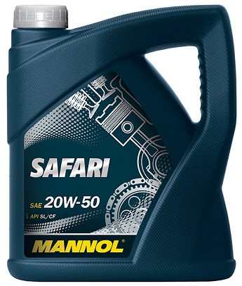 Моторное масло MANNOL Safari 20w50 4 литра