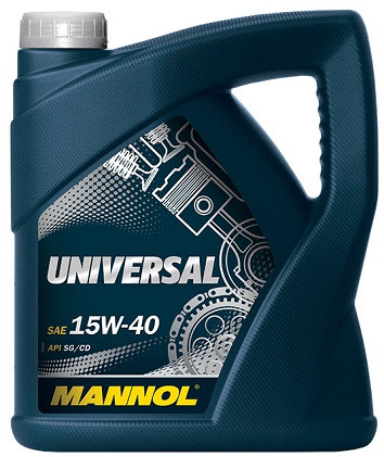 Моторное масло MANNOL Universal 15w40 5 литра
