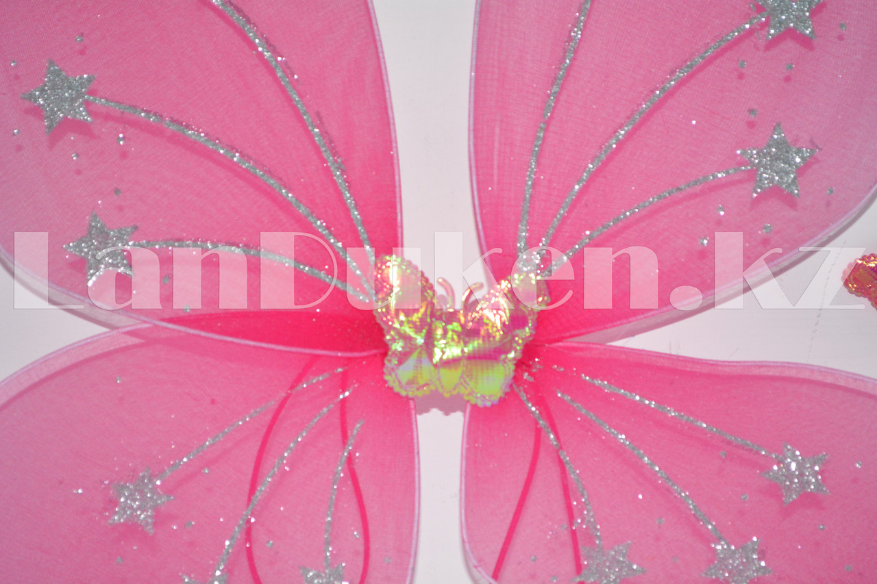 Набор феи крылья и волшебная палочка (ярко-розовый) - фото 3 - id-p46433334