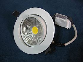 Светильник светодиодный поворотный спот встраиваемый 8W