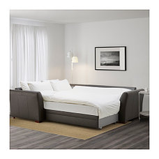 Диван-кровать Угл c модулем д хран ГЕССБЕРГ темно-коричневый ИКЕА, IKEA, фото 3
