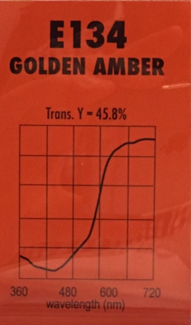 Chris James 134 GOLD AMBER гелевый фильтр