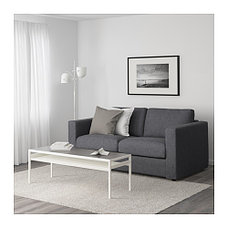 Диван 2-местный ВИМЛЕ Гуннаред классический серый ИКЕА, IKEA , фото 2