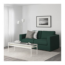 Диван 2-местный ВИМЛЕ Гуннаред темно-зеленый ИКЕА, IKEA , фото 2