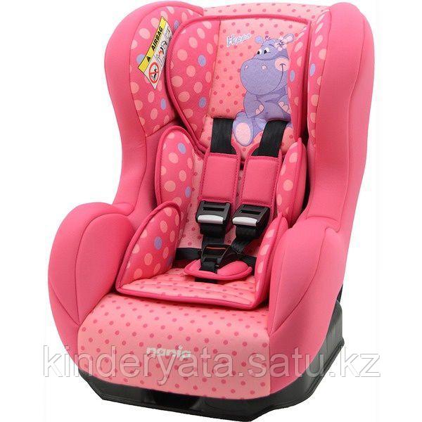 Автокресло Nania "Animals Cosmo" Автокресло NANIA (0-18) COSMO SP ANIMALS, цвет HIPPO FUSHIA розовый