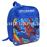 Детский рюкзак для детского сада Человек-паук лакированный принт