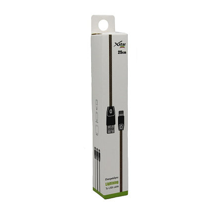Кабель Xstar 25см Lightning USB, фото 2