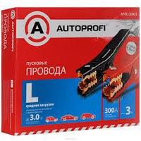 Провода пусковые "AUTOPROFI", средние нагрузки 100% ССА, 13,3мм2 мм2, 300, L Провода пусковые "AUTOPROFI", средние нагрузки 100% ССА, 13,3мм2 мм2, 300,