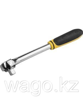 ТРЕЩОТКА ДЛЯ ТОРЦОВЫХ ГОЛОВОК STAYER 27785-3/8, PROFI, CR-V, 3/8, фото 2