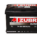 Аккумулятор ZUBR Ultra CT-74 для машин с объемом двигателя от 2 до 3 литров, фото 3