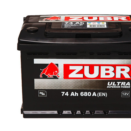 Аккумулятор ZUBR Ultra CT-74 для машин с объемом двигателя от 2 до 3 литров - фото 2