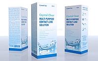 Универсальный раствор для ухода за контактными линзами Crystal Clear 360 мл