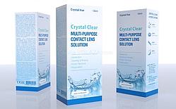 Универсальный раствор для ухода за контактными линзами Crystal Clear  360 мл