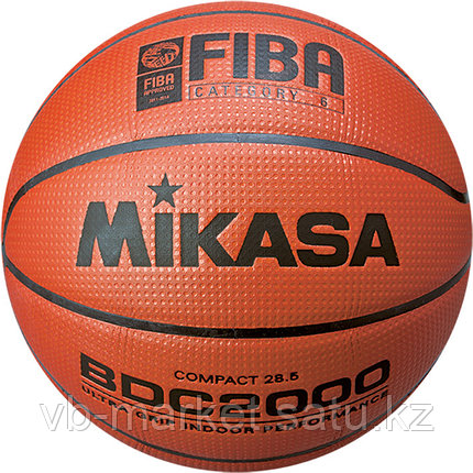 Баскетбольный мяч MIKASA BDС 2000 FIBA, фото 2