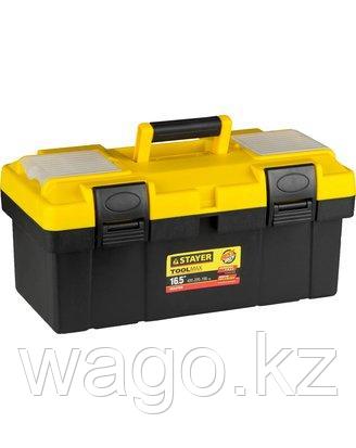 ЯЩИК ДЛЯ ИНСТРУМЕНТОВ STAYER 2-38015-16_Z01, MASTER, ПЛАСТИКОВЫЙ, 420 Х 220 Х 195 ММ, 16,5 ДЮЙМА, фото 2
