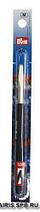 195179 Крючок для вязания с цветной ручкой, алюминий, 6 мм*14 см, Prym