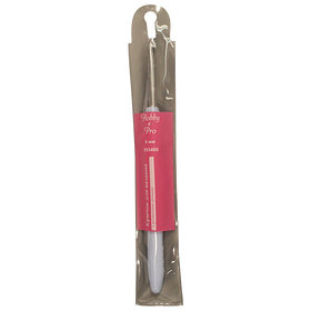 953400 Крючок для вязания с резиновой ручкой, 4 мм, Hobby&Pro
