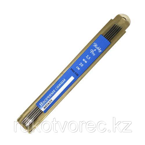 941525 Спицы носочные, металл, 20 см*2,5 мм, Hobby&Pro, фото 1