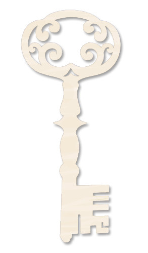 L-128 Деревянная заготовка 'Ключ №1', 15*6 см, 'Астра' - фото 1 - id-p46578256