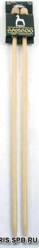 63533 Спицы прямые, бамбук, 6,0 мм*33 см, фото 1