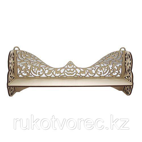 L-550 Деревянная заготовка 'Полка для специй' 27,5*6,5*10,5см Астра, фото 1