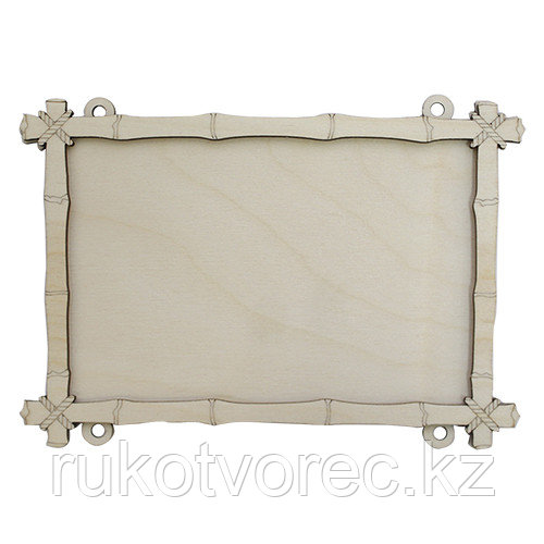 L-443 Деревянная заготовка рамка 'Бамбук' ,13*18 см, 'Астра', фото 1