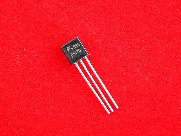 BS170, Транзистор, N-канал, 60В, 0.5А [TO-92], фото 2