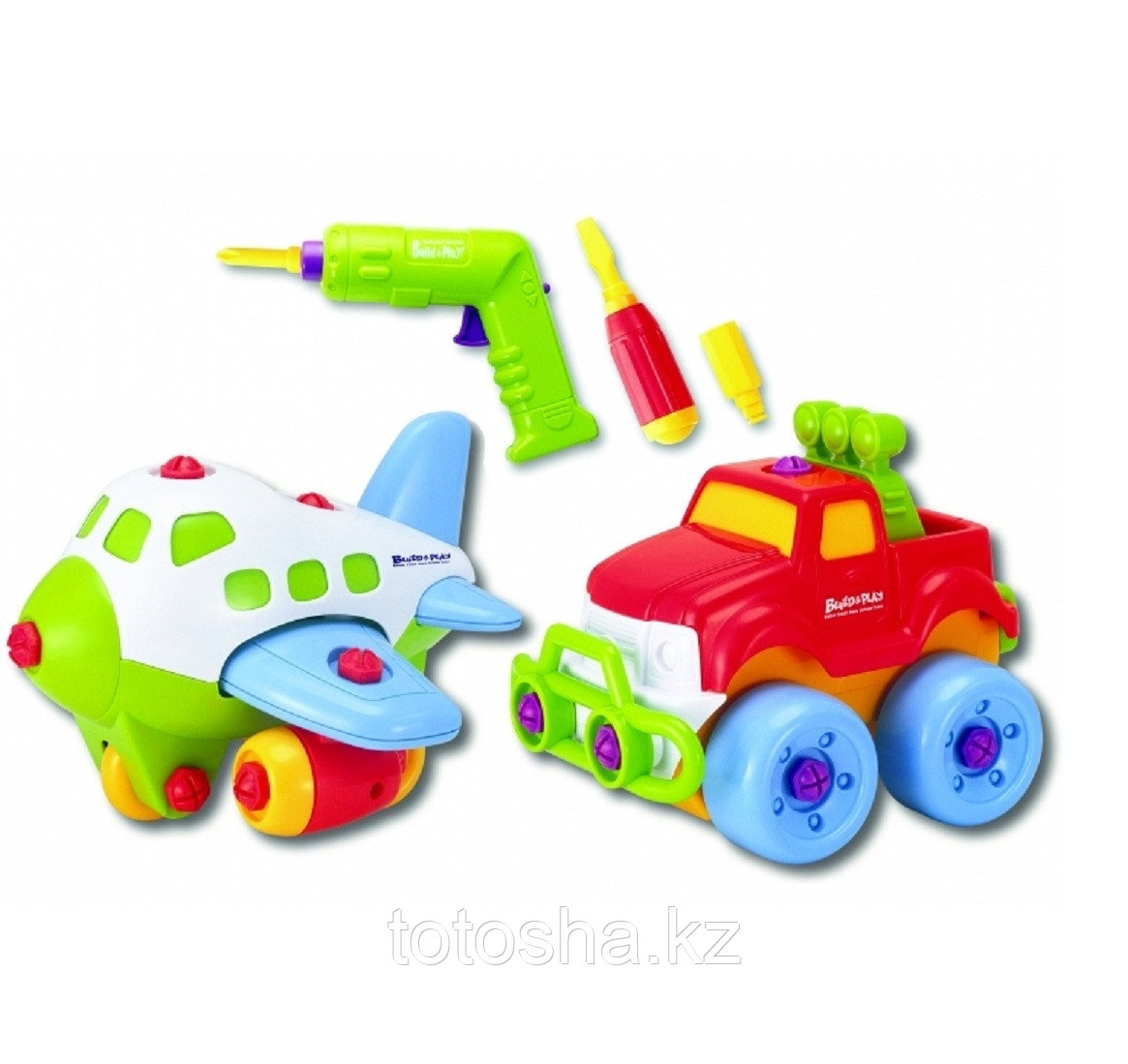 Keenway Набор Build&Play - джип + самолет ( 2 в 1 )