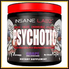 Предтренировочный комплекс Insane Labz Psychotic 35 порций «Сахарная вата»