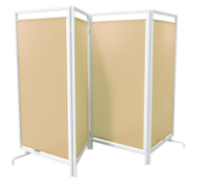 Ширма 4-створчатая (ткань Болонь) без колес