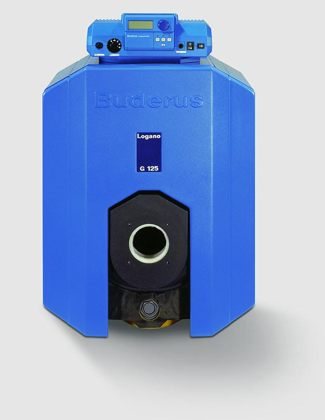 Напольный чугунный котел на газе/дизтопливе Buderus Logano G125 WS, 25 кВт (без горелки) 32 кВт, 130 мм