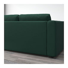 Диван 3-местный ВИМЛЕ Гуннаред темно-зеленый ИКЕА, IKEA , фото 2
