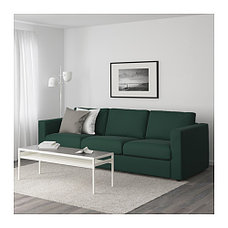 Диван 3-местный ВИМЛЕ Гуннаред темно-зеленый ИКЕА, IKEA , фото 2