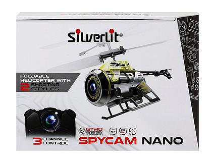 Радиоуправляемый вертолет на РУ 3-канальный с камерой Spy Cam Nano 84729     