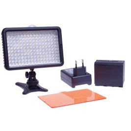 Накамерный прожектор LED-5020 + аккумулятор + зарядка, фото 2