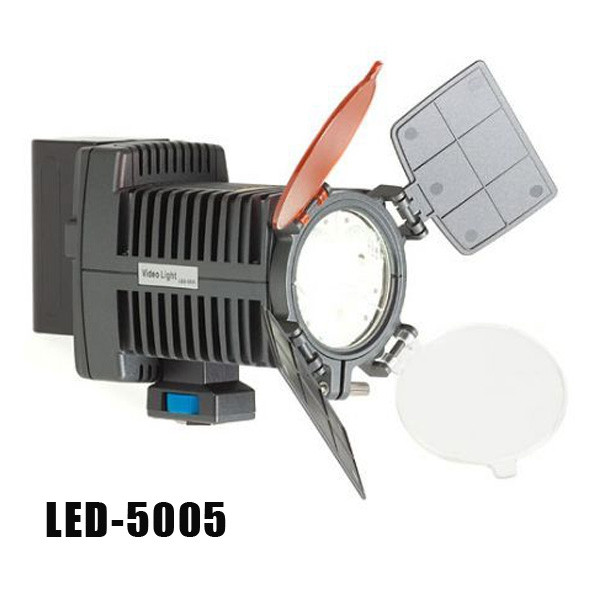 Накамерный прожектор LED-5005 + аккумулятор + зарядка - фото 2 - id-p3046167