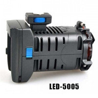 Накамерный прожектор LED-5005 + аккумулятор + зарядка, фото 3