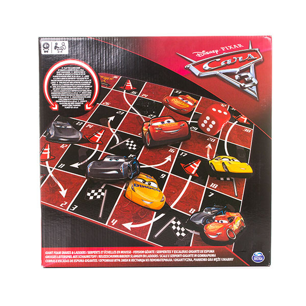 Spin Master 6039198 Настольная игра "Канаты и лестницы" Disney Тачки