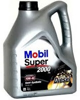 Моторное масло Mobil SUPER 2000 X1 DIESEL 10w40 4 литра