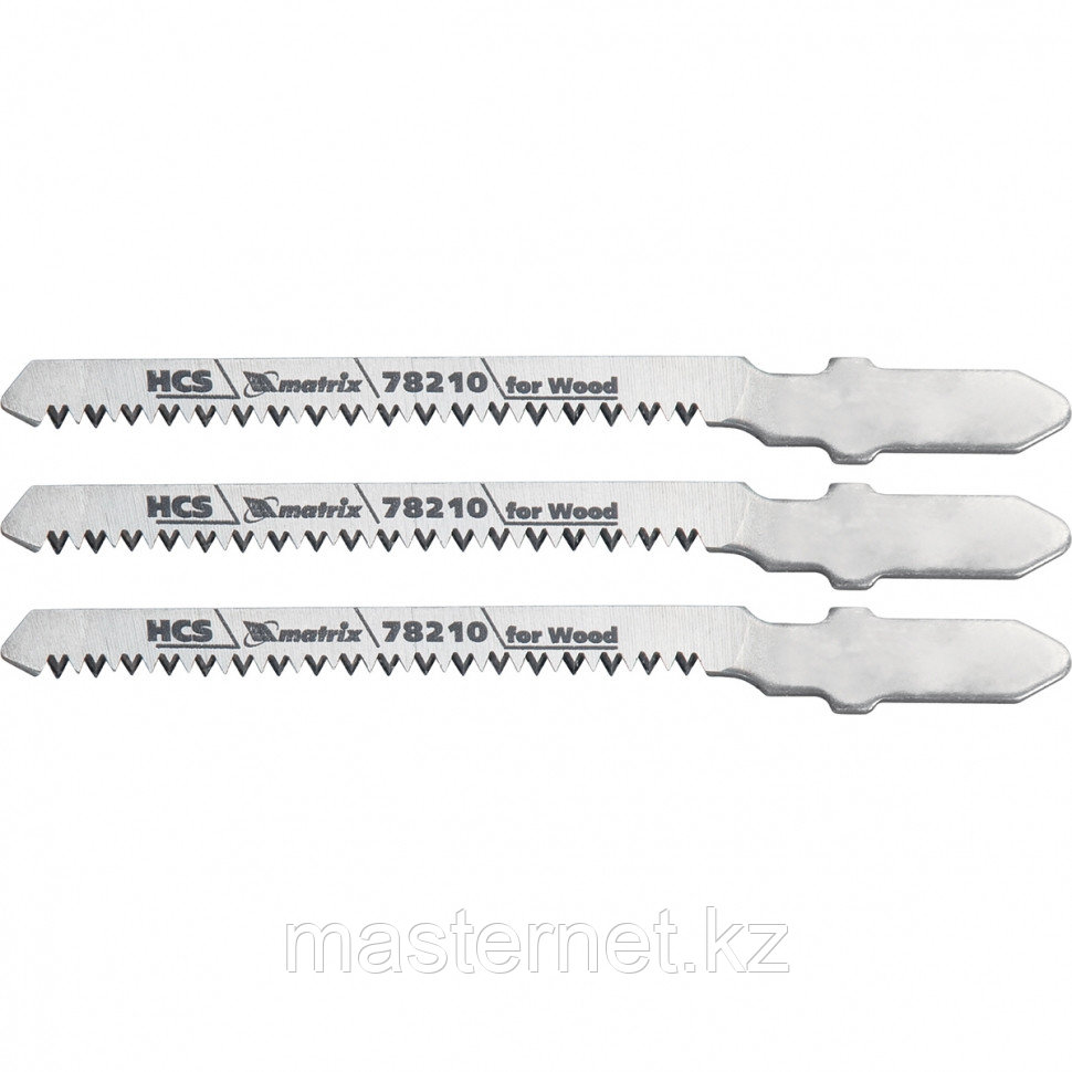 Полотна для электролобзика по дереву, 3 шт. T101AO, 50 x 1,4мм, фигурн. рез // MATRIX Professional