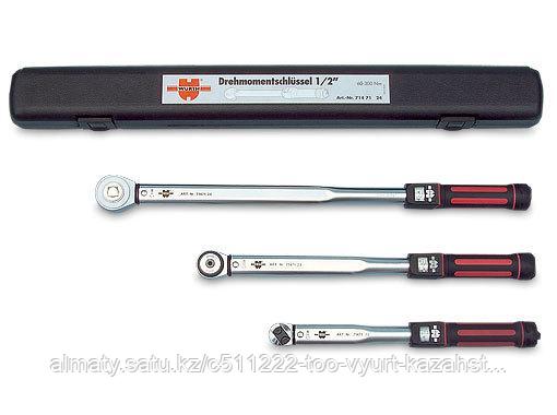 Динамометрический ключ 1/2 " 40 - 200 Nm , L 455 мм.