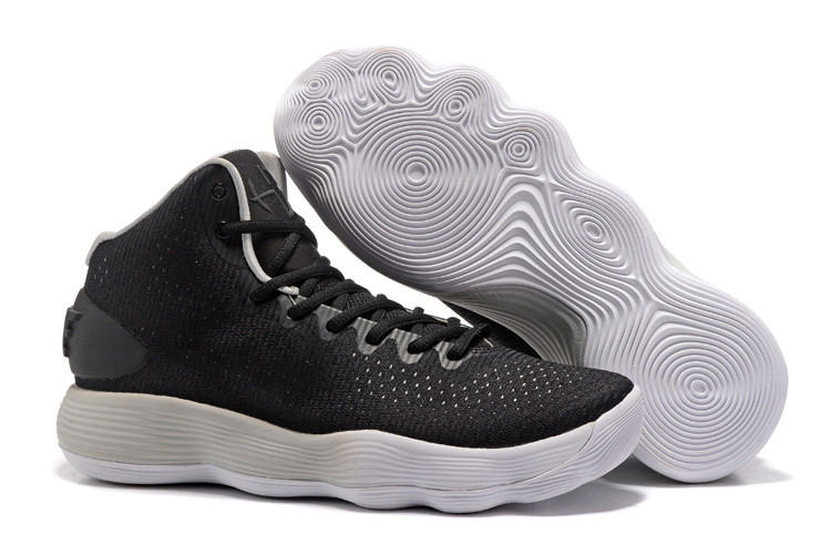 Баскетбольные кроссовки Nike Lunar Hyperdunk 2017 серо-белые