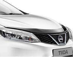 Мухобойка (дефлектор капота) Оригинал Nissan Tiida 2015+ OME с логотипом - фото 1 - id-p46652608
