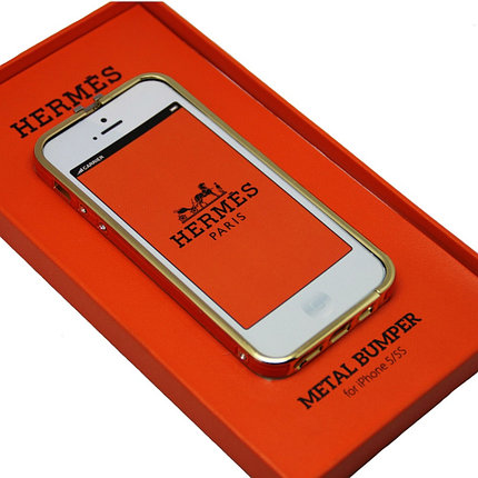 Чехол Бампер Hermes Original Apple iphone 5S, фото 2
