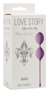 Вагинальные шарики Love Story Fleur-de-lisa Violet Fantasy 3006-05Lola