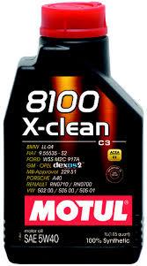 Моторное масло Motul 8100 X-Clean 5w40 1 литр